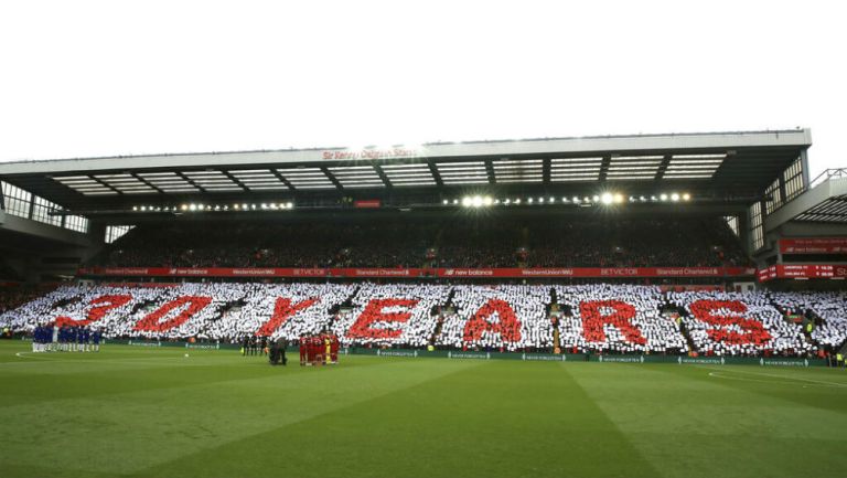 Mosaico en homenaje a lo sucedido en Hillsborough