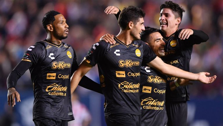 Dorados celebra una anotación frente al Atlético San Luis