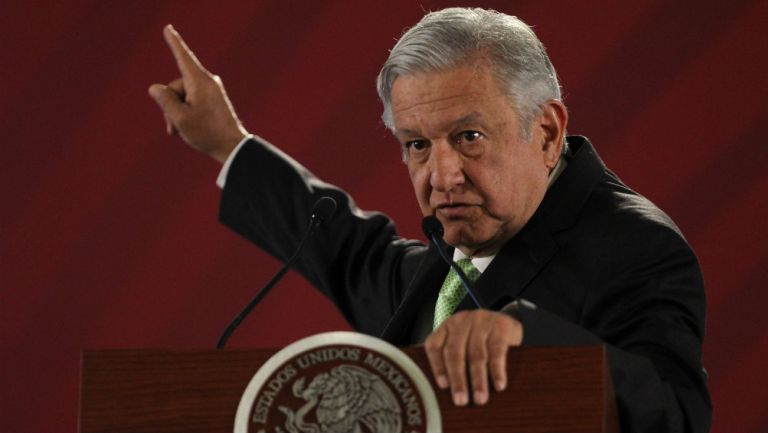 López Obrador durante conferencia de prensa