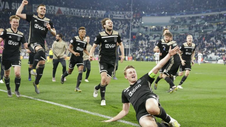 Ajax celebra pase a Semifinales de Champions 