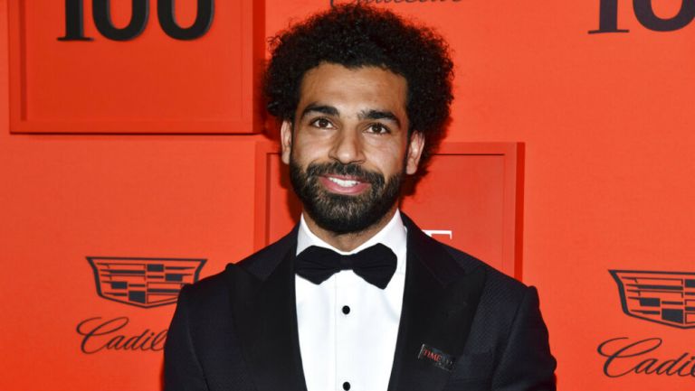Salah durante gala de las 100 personales más influyentes del Mundo 