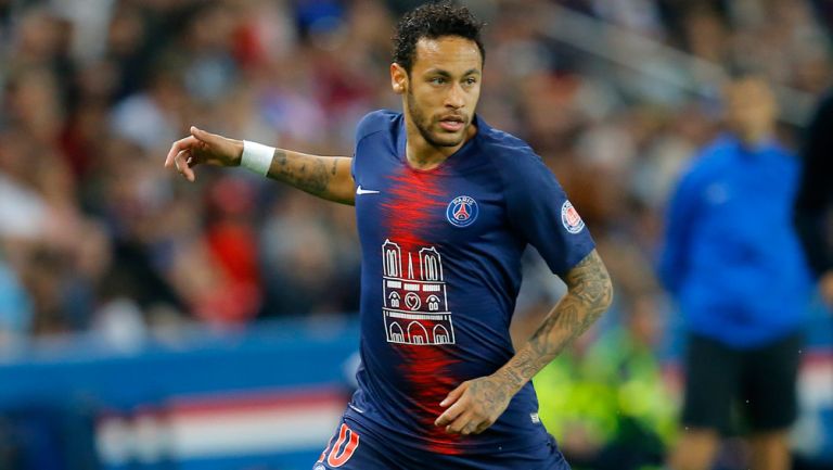 Neymar, durante un duelo con el PSG en Francia 