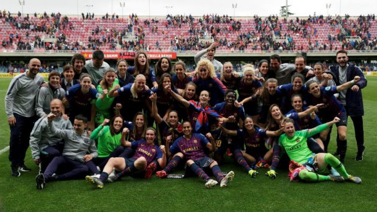 Barça Femenino festeja su pase a la Final de la Champions