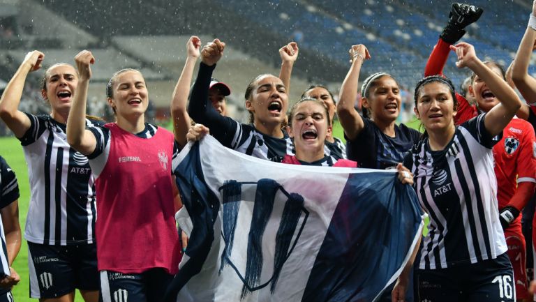 Monterrey celebra su pase a la Final de la Liga MX Femenil