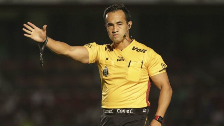Jorge Isaac Rojas, durante el Veracruz vs Monterrey 