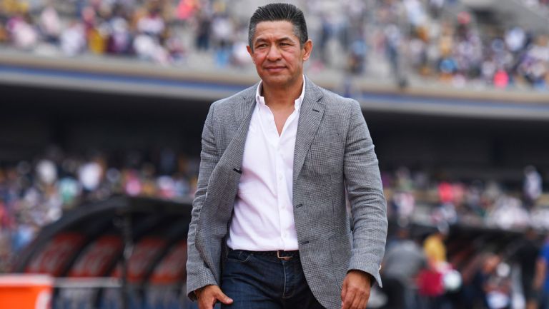 Ambriz, durante un duelo de León en el Clausura 2019 