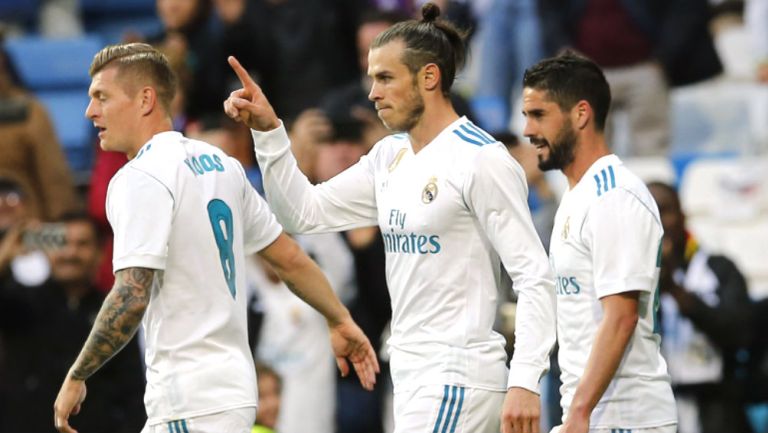 Kroos, Isco y Bale durante un partido con el Real Madrid