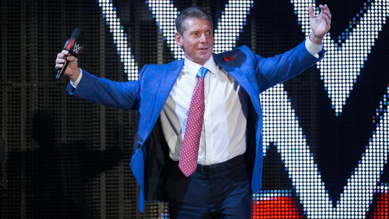Vince McMahon en un show de WWE