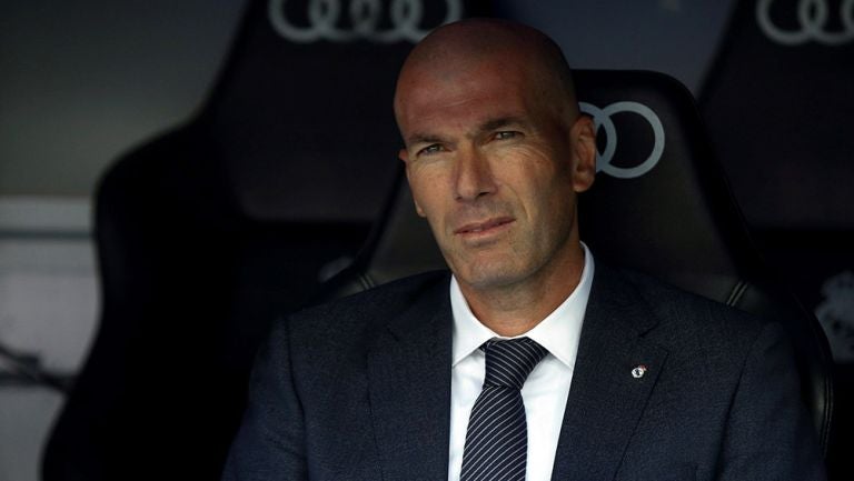 Zidane durante un partido el Real Madrid 