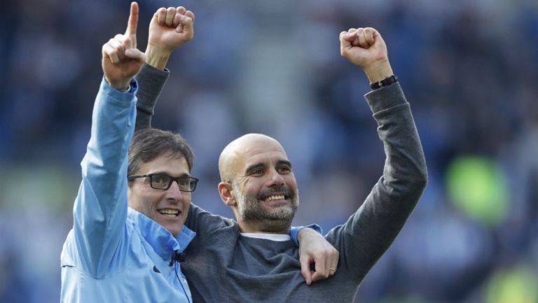 Guardiola festeja triunfo del Man City