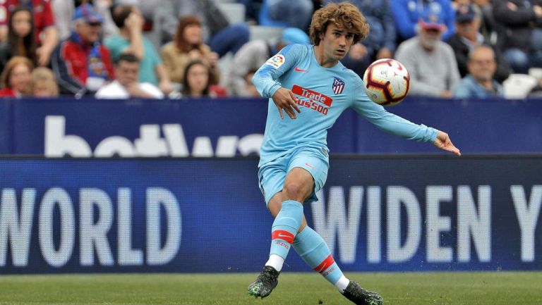 Griezmann durante un encuentro de La Liga 