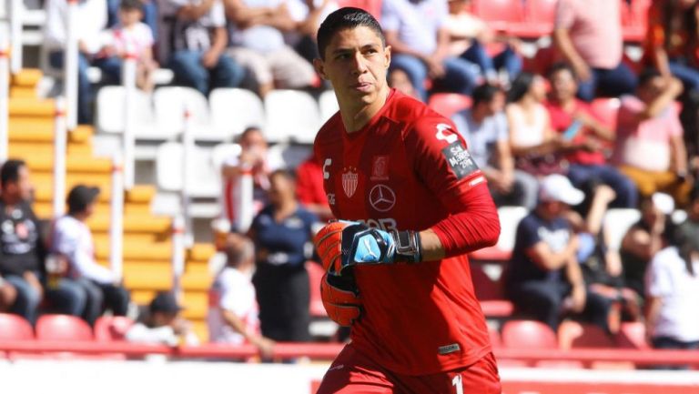 Hugo González, en un juego con Necaxa en el C2019