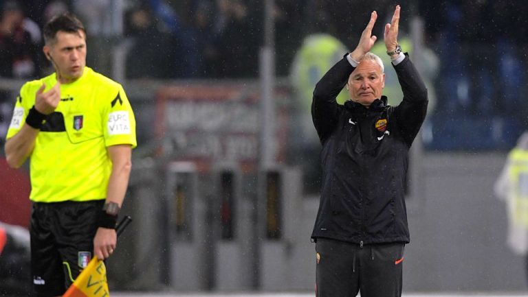 Claudio Ranieri agradece a su afición por el homenaje en el Stadio Olímpico