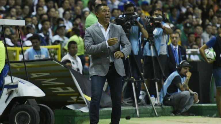 Nacho Ambriz durante la Final de Vuelta ante Tigres