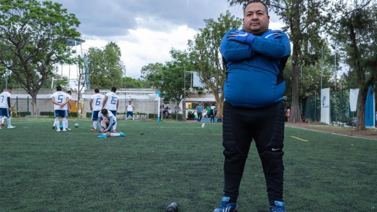 Jesús Corona, durante un juego con el Club Unión en la Liga Tiki Taka