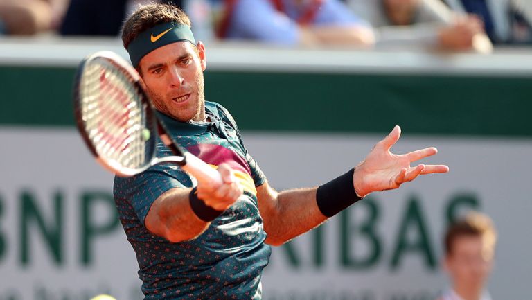 Juan Martín del Potro, durante Roland Garros