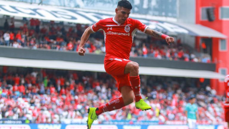 Luis Ángel Mendoz, en su paso con los Diablos Rojos del Toluca