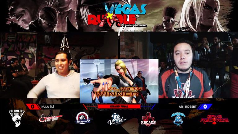 Kula (izq.), durante la Gran Final del torneo Vegas X Rumble