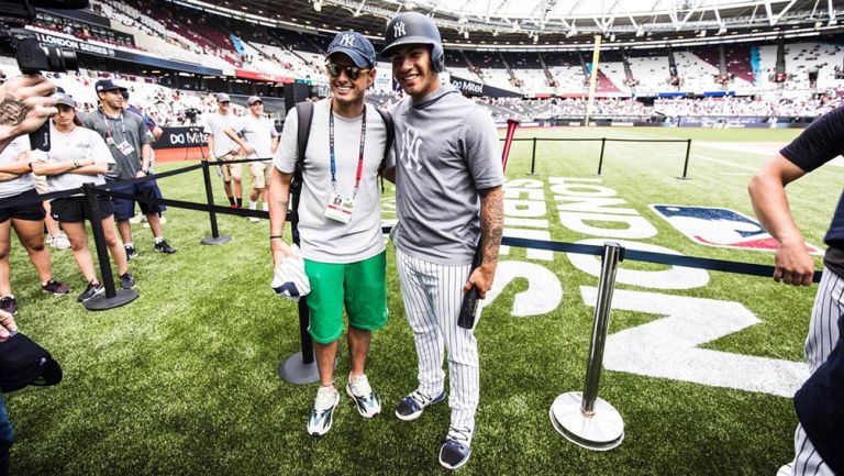 Chicharito se toma foto con Luis Cessa