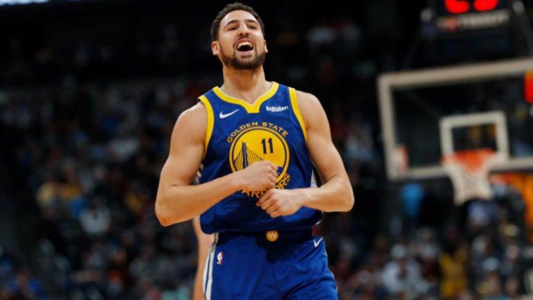 Klay Thompson, durante un partido de Warrios