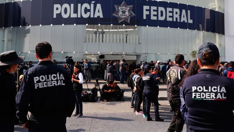 Policía Federal, durante protesta