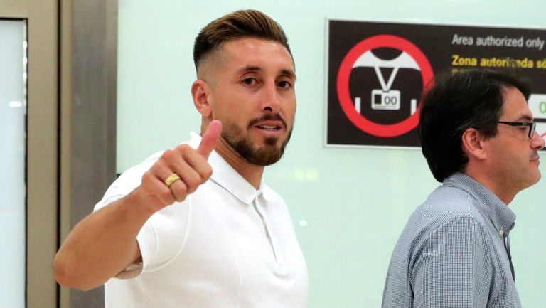 Héctor Herrera en su llegada a España 