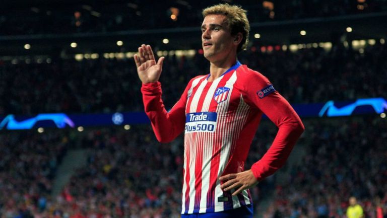 Griezmann, en festejo con el Atlético