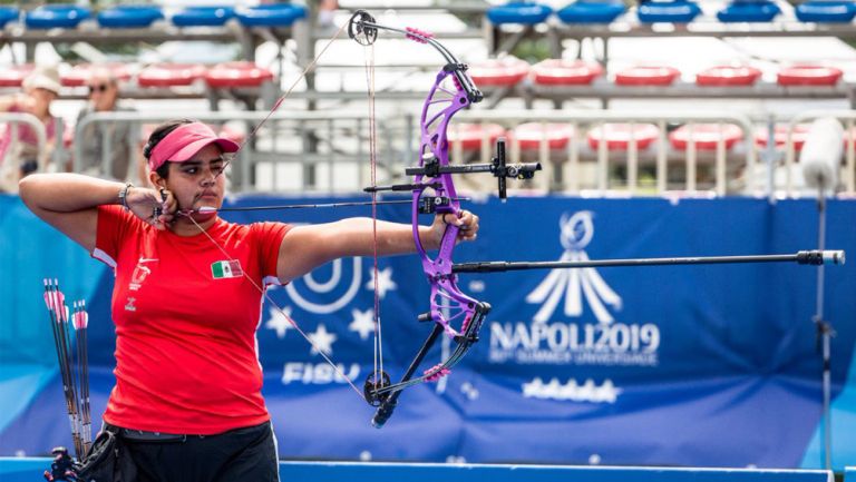 Andrea Maya, durante la Universiada Mundial 2019