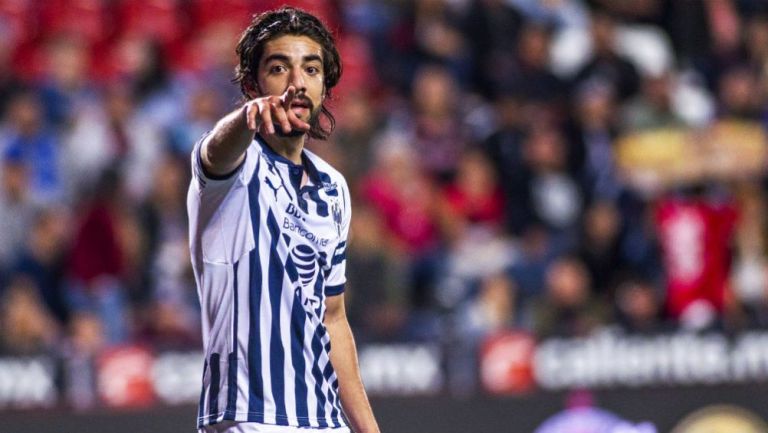 Pizarro, en un partido de Monterrey