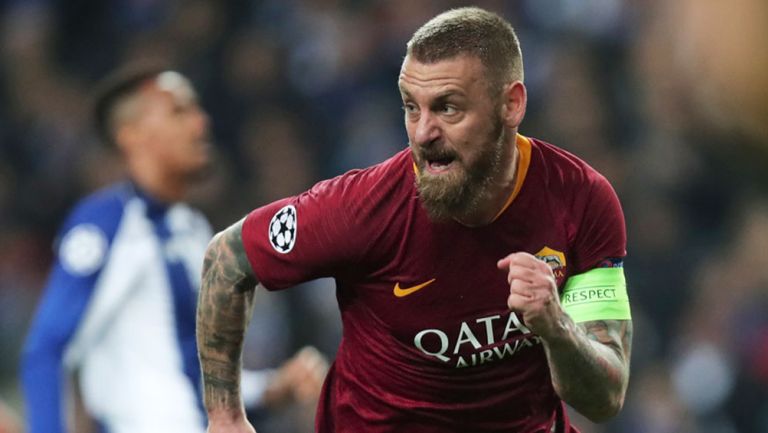 Daniele de Rossi, durante un juego contra el Porto