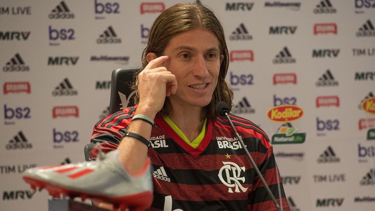 Filipe Luis, en conferencia de prensa 