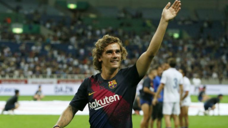 Griezmann, después de un partido del Barcelona 