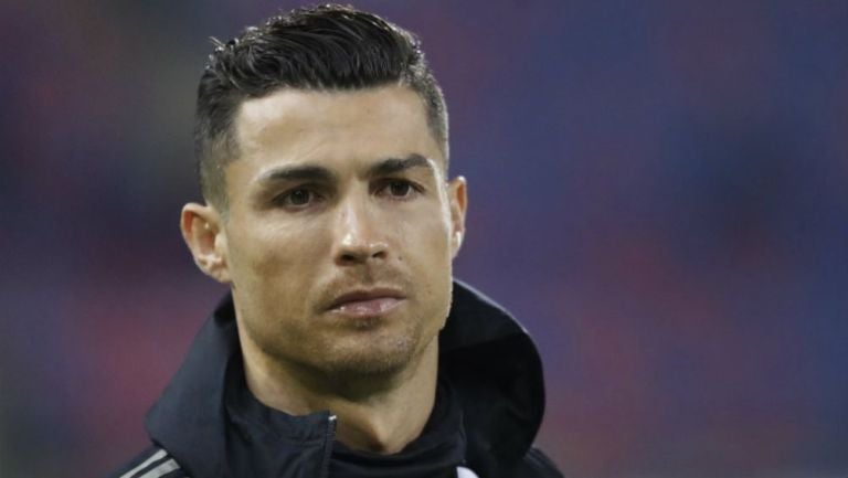 Cristiano, previo a un partido de Juventus