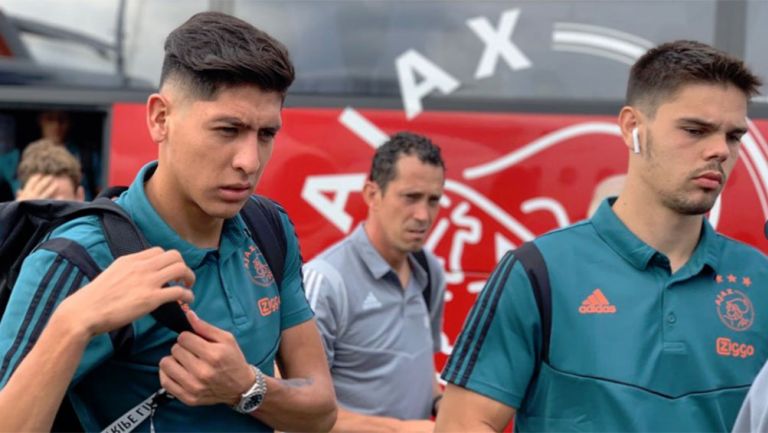 Edson Álvarez realiza viaje con el Ajax