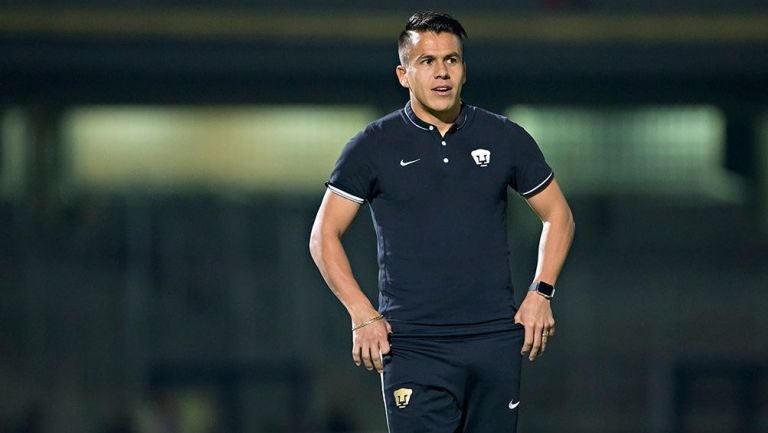 Marcelo Alatorre previo a un partido con Pumas 