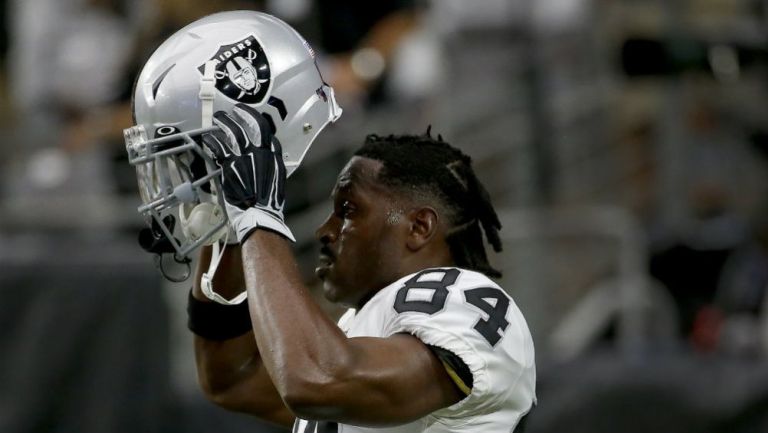 Antonio Brown, en un juego con Oakland Raiders