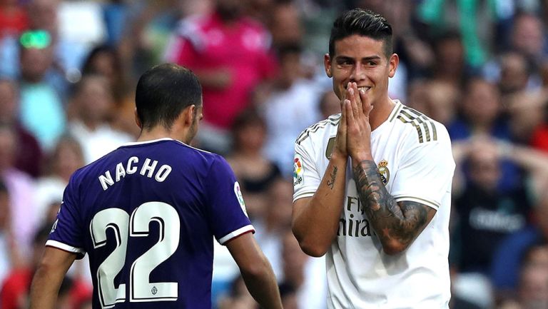 James Rodríguez lamenta una falla con Real Madrid