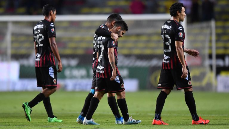 Jugadores del Veracruz se lamentan por la última derrota ante Morelia