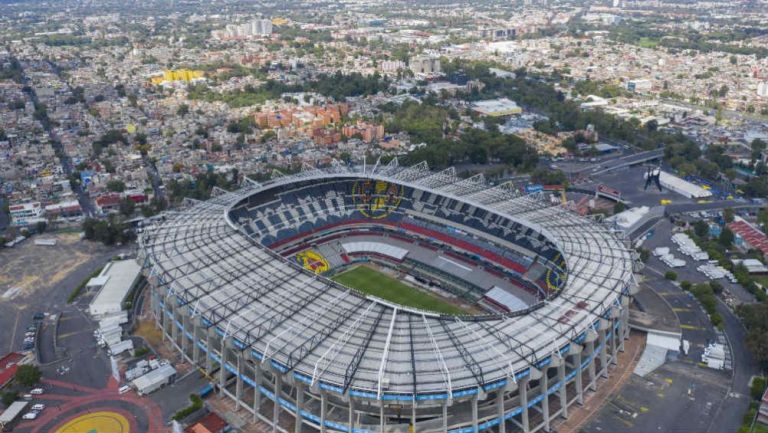 Vista panorámica del Estadio Azteca