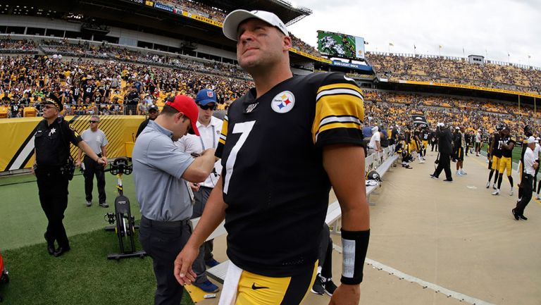 Ben Roethlisberger, en un juego con Pittsburgh