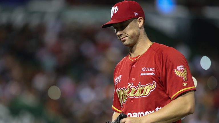 Jugador de Diablos, durante juego contra Yucatán 