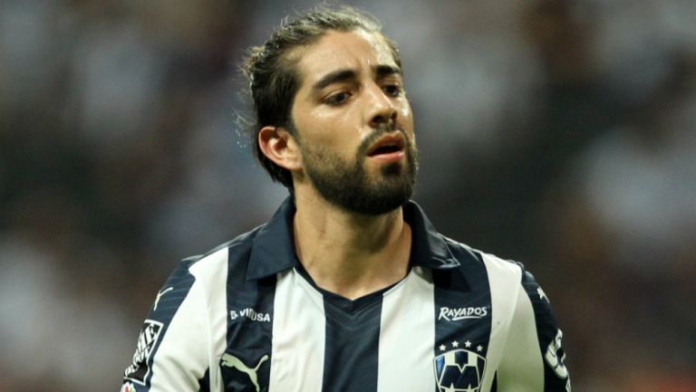 Rodolfo Pizarro, en un partido de Rayados