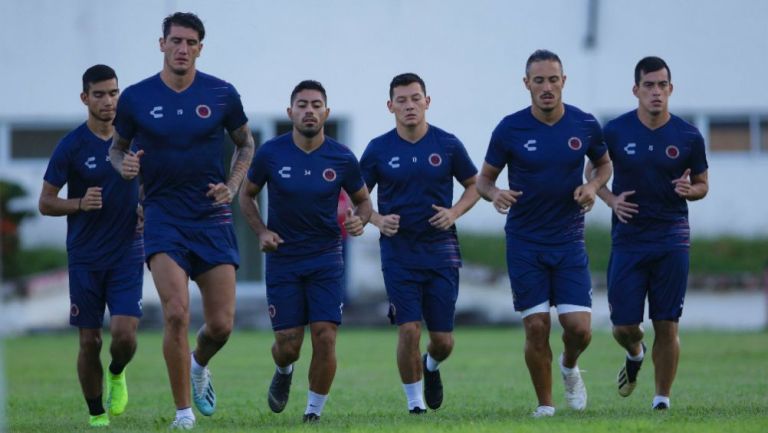 Jugadores de Veracruz en entrenamiento
