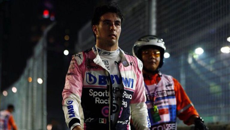 Checo Pérez previo a una carrera