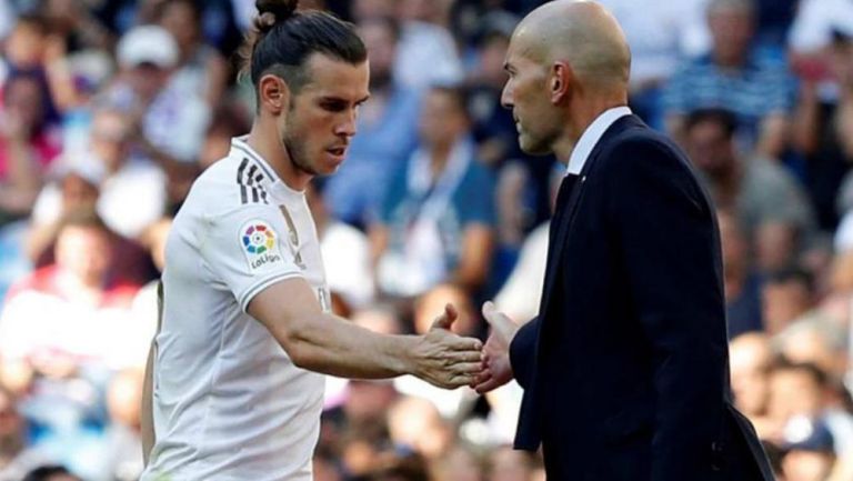 Gareth Bale y Zinedine Zidane en un juego del Real Madrid
