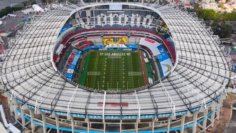 Vista del Estadio Azteca