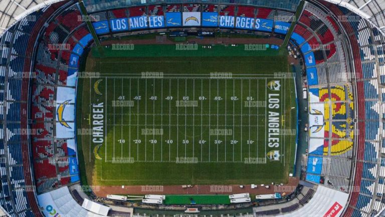 Así luce el Estadio Azteca previo la partido de NFL México 