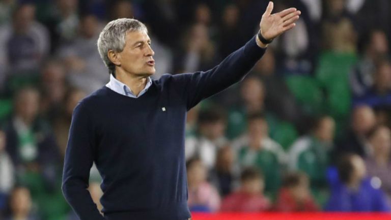 Quique Setién, exentrenador del Real Betis