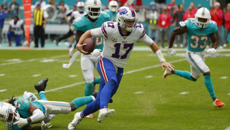 Josh Allen con destacada actuación ante Miami