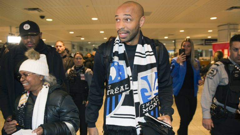 Thierry Henry en su llegada a Montreal